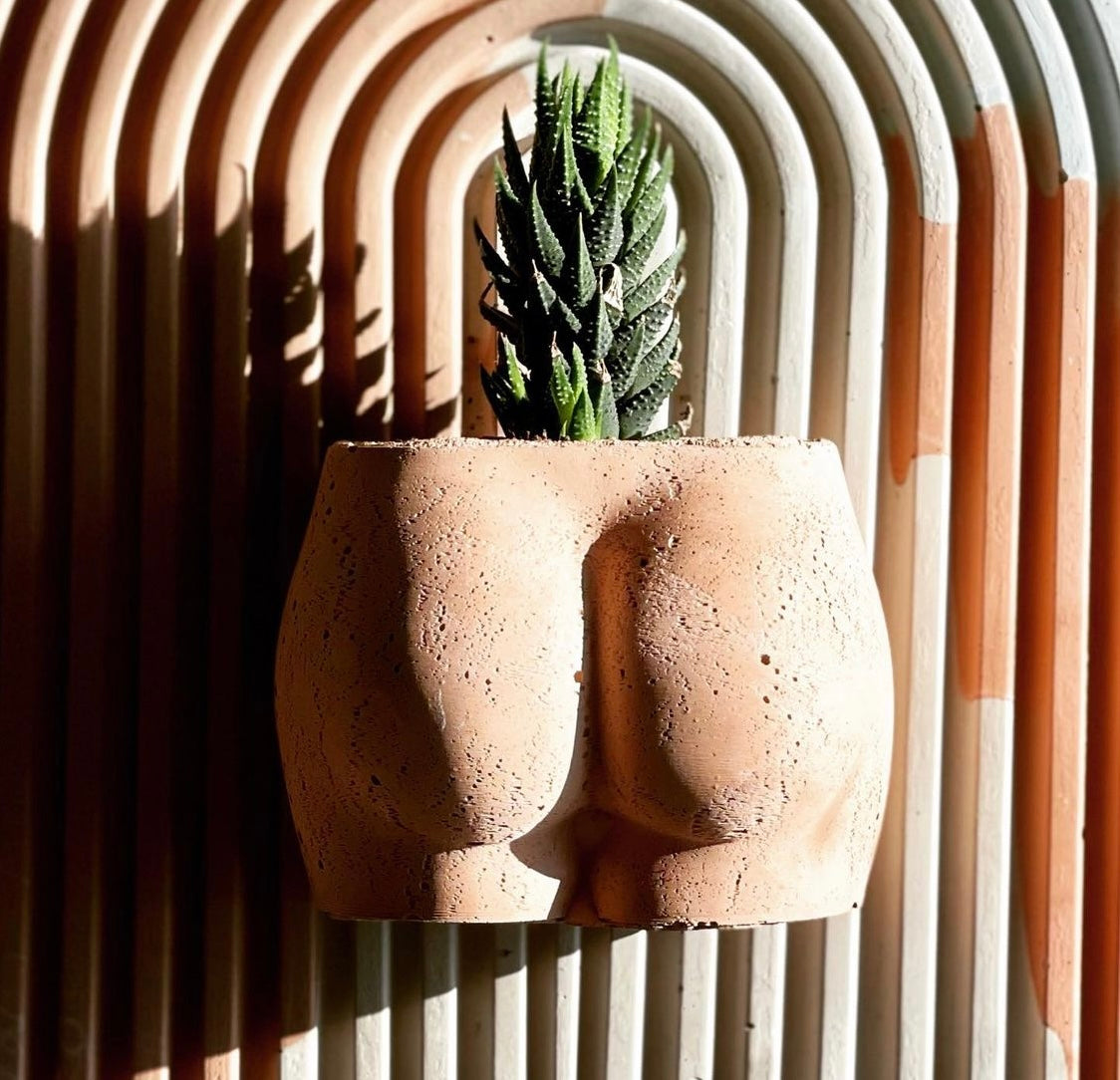 booty pot plant Mini Booty Planter – Queen City 'Crete