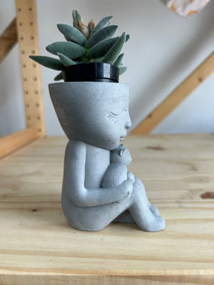 Cat lover planter