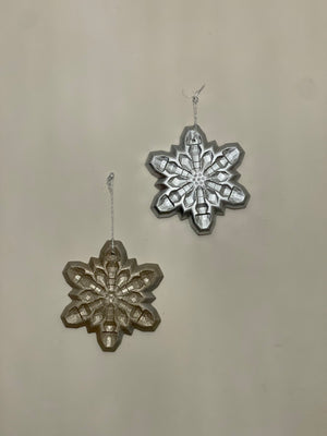 Geometric Snowflake Decor