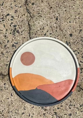 12” minimal landscape tray