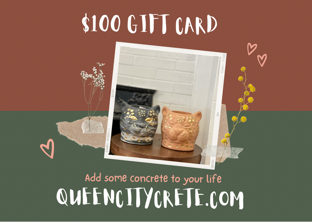 $100 Gift Card to Queen City ‘Crete