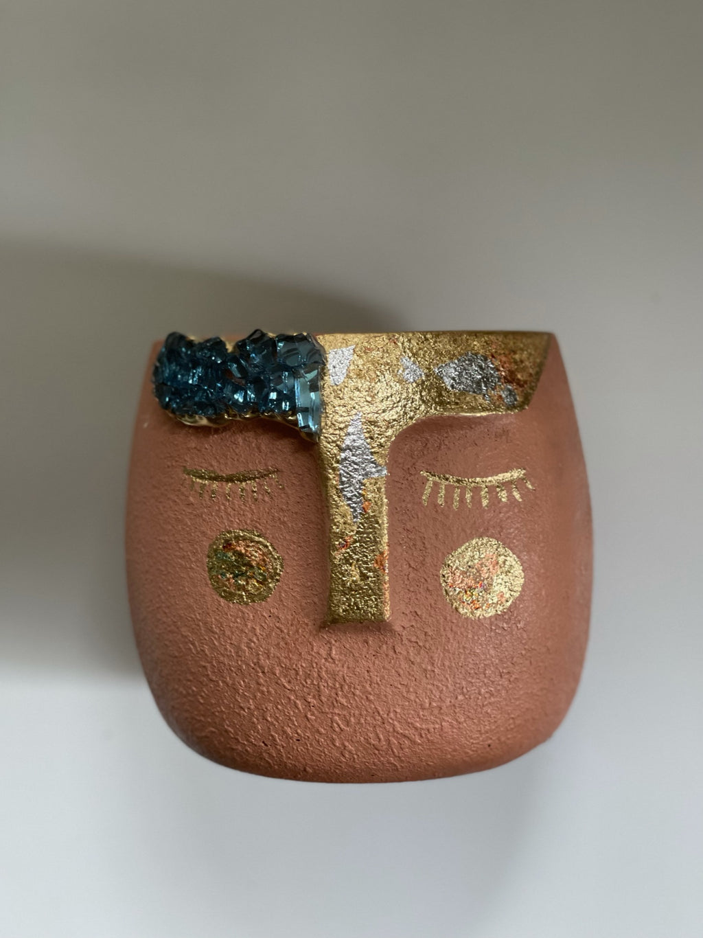 Terracotta Queen Carla Geode Planter