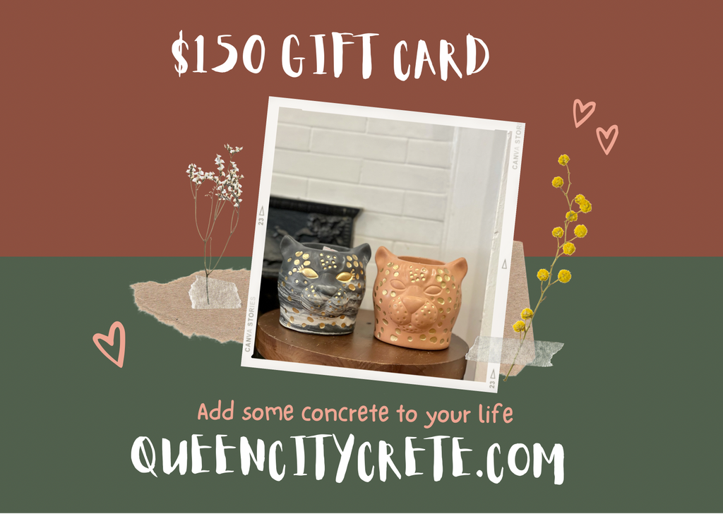 $150 Gift Card to Queen City ‘Crete