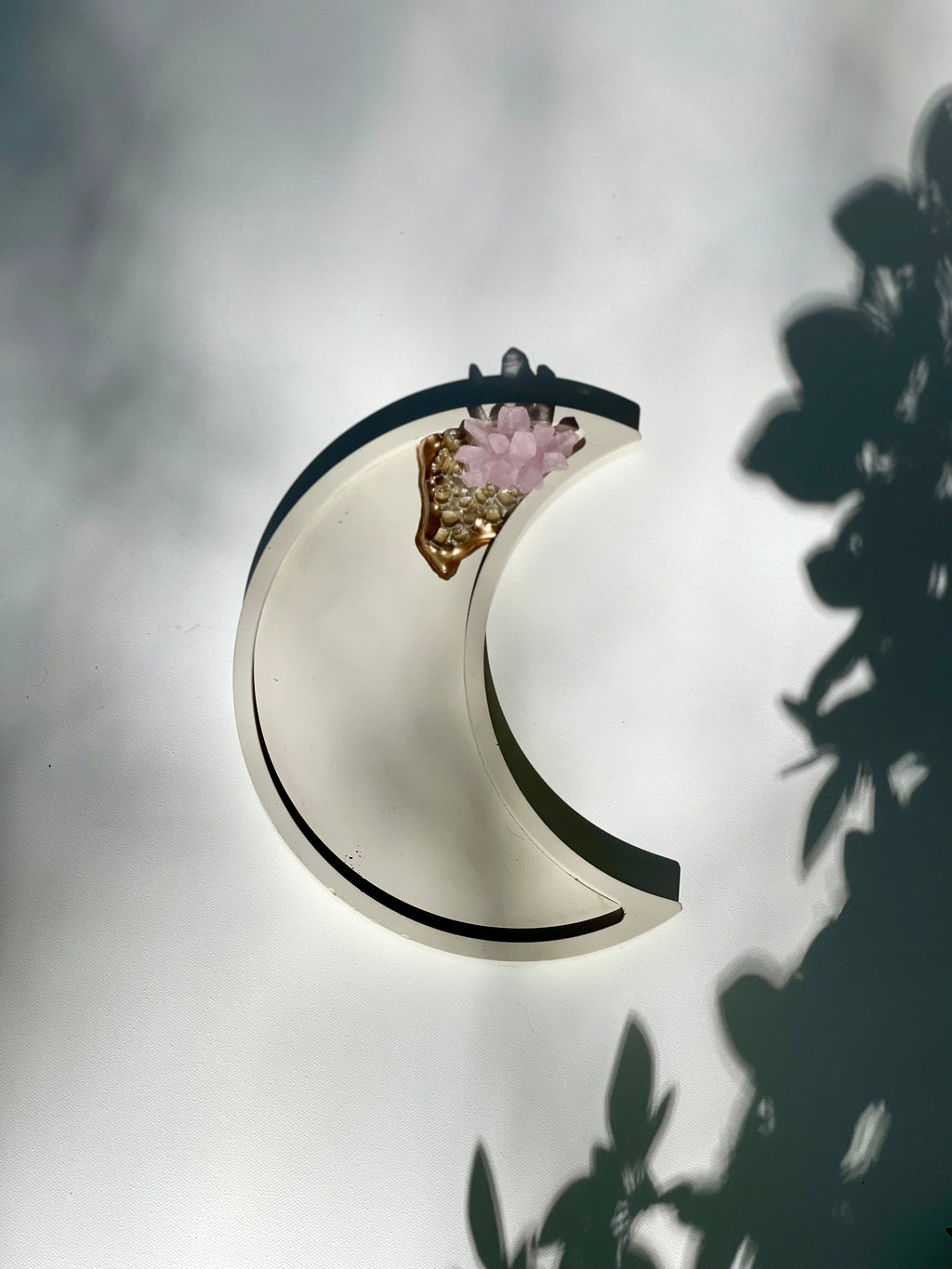 White Crescent Moon Tray