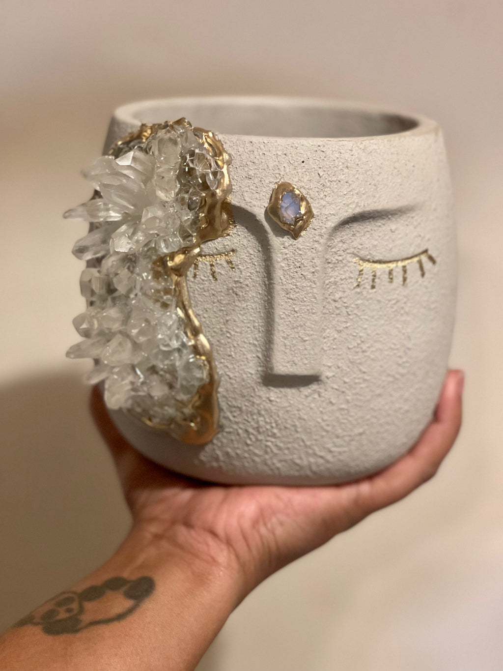 White Geode Carla
