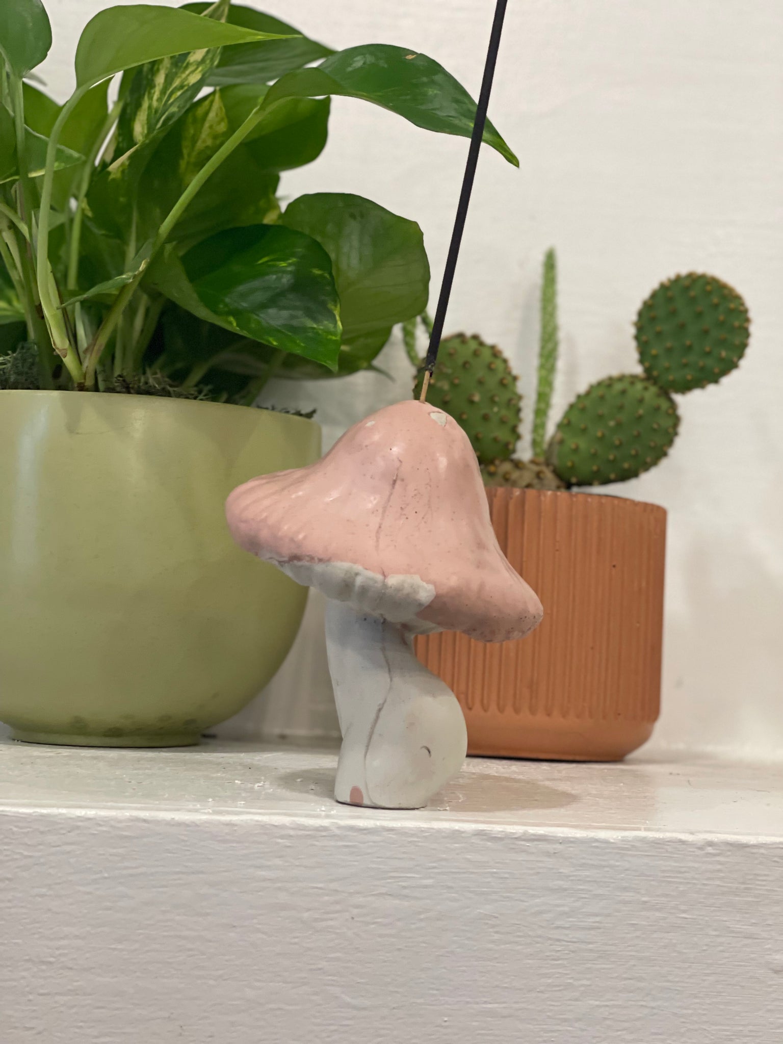 Lady Shroom Incense Holder