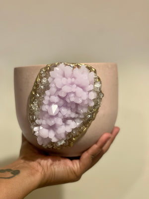 Lavender Geode Mila