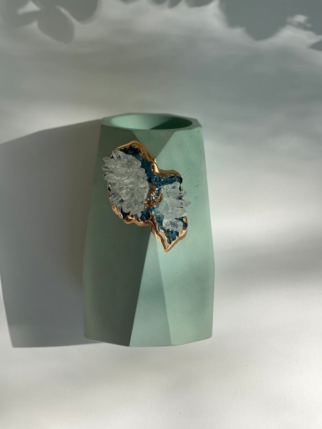 Blue Vase or Wine Holder